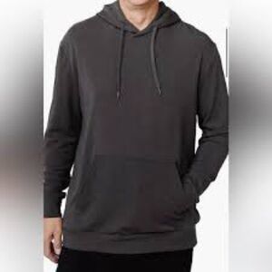 Cozy Earth - Men's Ultra-Soft Bamboo Hoodie - charcoal - small
